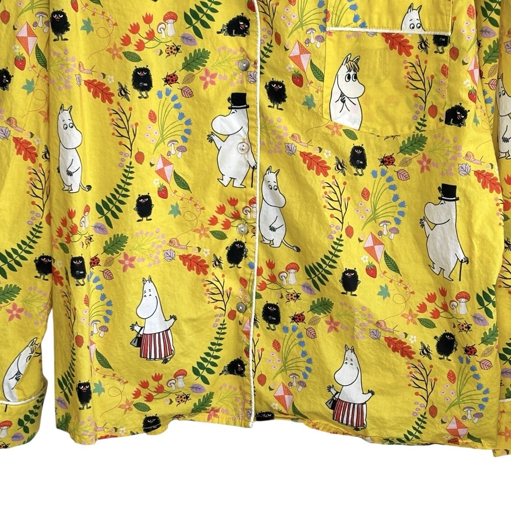 Karen Mabon X Moomin Pajama Set Small Graphic Shirt Pants Whimsical Limited Ed - Picture 7 of 16